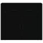 vidaXL Aparador de madera contrachapada negro 80x33x70 cm vidaXL Aparador de madera contrachapada negro 80x33x70 cm