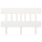 vidaXL Cabecero de cama madera maciza de pino blanco 143,5x3x81 cm vidaXL Cabecero de cama madera maciza de pino blanco 143,5x3x81 cm