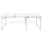Mesita plegable de aluminio camping 180 x 60 cm Mesita plegable de aluminio camping 180 x 60 cm