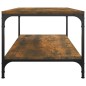 vidaXL Mesa de centro madera contrachapada roble ahumado 80x50x40 cm vidaXL Mesa de centro madera contrachapada roble ahumado 80x50x40 cm