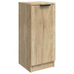 vidaXL Aparador de madera contrachapada roble Sonoma 30x30x70 cm
