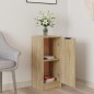 vidaXL Aparador de madera contrachapada roble Sonoma 30x30x70 cm vidaXL Aparador de madera contrachapada roble Sonoma 30x30x70 cm