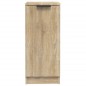 vidaXL Aparador de madera contrachapada roble Sonoma 30x30x70 cm vidaXL Aparador de madera contrachapada roble Sonoma 30x30x70 cm