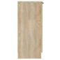 vidaXL Aparador de madera contrachapada roble Sonoma 30x30x70 cm vidaXL Aparador de madera contrachapada roble Sonoma 30x30x70 cm