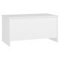 vidaXL Mesa de centro madera contrachapada blanco 102x55,5x52,5 cm vidaXL Mesa de centro madera contrachapada blanco 102x55,5x52,5 cm
