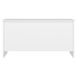 vidaXL Mesa de centro madera contrachapada blanco 102x55,5x52,5 cm vidaXL Mesa de centro madera contrachapada blanco 102x55,5x52,5 cm