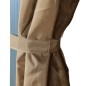 vidaXL Cenador con cortina gris taupe aluminio 400x300 cm