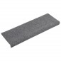 vidaXL Alfombrillas de escalera 10 unidades gris claro 65x21x4 cm vidaXL Alfombrillas de escalera 10 unidades gris claro 65x21x4 cm
