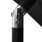 vidaXL Sombrilla de 3 niveles con poste de aluminio negra 2,5x2,5 m vidaXL Sombrilla de 3 niveles con poste de aluminio negra 2,5x2,5 m