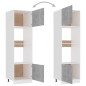 vidaXL Armario de microondas contrachapada gris hormigón 60x57x207 cm vidaXL Armario de microondas contrachapada gris hormigón 60x57x207 cm