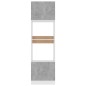 vidaXL Armario de microondas contrachapada gris hormigón 60x57x207 cm vidaXL Armario de microondas contrachapada gris hormigón 60x57x207 cm