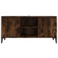 vidaXL Mueble para TV con patas de metal roble ahumado 103,5x35x50 cm vidaXL Mueble para TV con patas de metal roble ahumado 103,5x35x50 cm