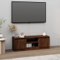 vidaXL Mueble de TV con puerta roble marrón 102x30x36 cm vidaXL Mueble de TV con puerta roble marrón 102x30x36 cm