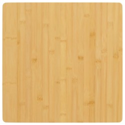 vidaXL Tablero de mesa de bambú 60x60x2,5 cm