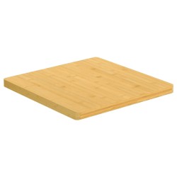 vidaXL Tablero de mesa de bambú 60x60x2,5 cm