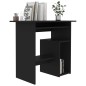 vidaXL Escritorio de madera contrachapada negro 80x45x74 cm vidaXL Escritorio de madera contrachapada negro 80x45x74 cm
