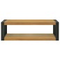 vidaXL Armario de baño madera maciza de teca 120x45x35 cm
