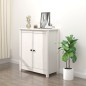 vidaXL Aparador de madera maciza de pino blanco 70x35x80 cm vidaXL Aparador de madera maciza de pino blanco 70x35x80 cm