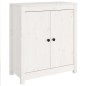 vidaXL Aparador de madera maciza de pino blanco 70x35x80 cm vidaXL Aparador de madera maciza de pino blanco 70x35x80 cm