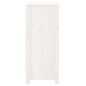vidaXL Aparador de madera maciza de pino blanco 70x35x80 cm vidaXL Aparador de madera maciza de pino blanco 70x35x80 cm