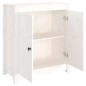 vidaXL Aparador de madera maciza de pino blanco 70x35x80 cm vidaXL Aparador de madera maciza de pino blanco 70x35x80 cm