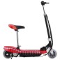 vidaXL Patinete eléctrico con asiento y LED rojo 120 W vidaXL Patinete eléctrico con asiento y LED rojo 120 W