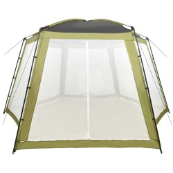 vidaXL Carpa para piscina de tela verde 590x520x250 cm