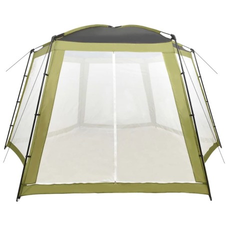 vidaXL Carpa para piscina de tela verde 590x520x250 cm