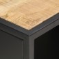 vidaXL Mueble de TV puerta tallada madera de mango rugosa 90x30x40 cm