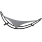 vidaXL Tumbona mecedora con ruedas acero y tejido textilene gris vidaXL Tumbona mecedora con ruedas acero y tejido textilene gris