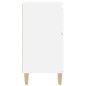 vidaXL Aparador de madera contrachapada blanco brillante 60x35x70 cm vidaXL Aparador de madera contrachapada blanco brillante 60x35x70 cm