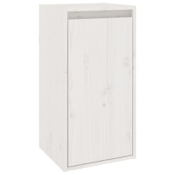 vidaXL Armario de pared de madera maciza de pino blanco 30x30x60 cm