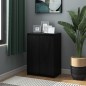 vidaXL Aparador madera maciza de pino negro 60x36x84 cm vidaXL Aparador madera maciza de pino negro 60x36x84 cm