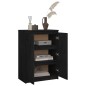 vidaXL Aparador madera maciza de pino negro 60x36x84 cm vidaXL Aparador madera maciza de pino negro 60x36x84 cm