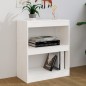 vidaXL Estantería/divisor de espacios madera pino blanco 60x30x71,5 cm vidaXL Estantería/divisor de espacios madera pino blanco 60x30x71,5 cm