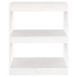 vidaXL Estantería/divisor de espacios madera pino blanco 60x30x71,5 cm vidaXL Estantería/divisor de espacios madera pino blanco 60x30x71,5 cm
