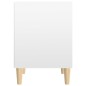 vidaXL Mesitas de noche 2 unidades blanco brillante 40x35x50 cm vidaXL Mesitas de noche 2 unidades blanco brillante 40x35x50 cm
