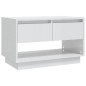 vidaXL Mueble para TV madera contrachapada blanco brillo 70x41x44 cm vidaXL Mueble para TV madera contrachapada blanco brillo 70x41x44 cm