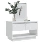 vidaXL Mueble para TV madera contrachapada blanco brillo 70x41x44 cm vidaXL Mueble para TV madera contrachapada blanco brillo 70x41x44 cm