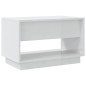 vidaXL Mueble para TV madera contrachapada blanco brillo 70x41x44 cm vidaXL Mueble para TV madera contrachapada blanco brillo 70x41x44 cm