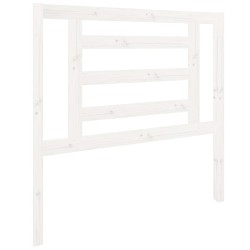 vidaXL Cabecero de cama madera maciza de pino blanco 96x4x100 cm