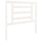 vidaXL Cabecero de cama madera maciza de pino blanco 96x4x100 cm vidaXL Cabecero de cama madera maciza de pino blanco 96x4x100 cm