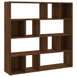 vidaXL Estantería/divisor de espacios roble marrón 105x24x102 cm