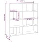vidaXL Estantería/divisor de espacios roble marrón 105x24x102 cm vidaXL Estantería/divisor de espacios roble marrón 105x24x102 cm