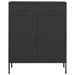 vidaXL Armario de almacenamiento gris antracita 80x35x101,5 cm acero