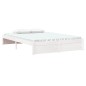 vidaXL Estructura de cama madera maciza blanca 140x200 cm vidaXL Estructura de cama madera maciza blanca 140x200 cm