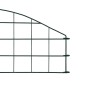 vidaXL Set de valla de jardín arqueada verde 77,3x26 cm vidaXL Set de valla de jardín arqueada verde 77,3x26 cm