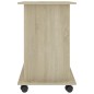 vidaXL Mesa de ordenador madera contrachapada color roble 80x50x75 cm vidaXL Mesa de ordenador madera contrachapada color roble 80x50x75 cm