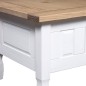 vidaXL Mesa de centro Corona Range pino mexicano blanco 100x55x45 cm vidaXL Mesa de centro Corona Range pino mexicano blanco 100x55x45 cm
