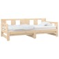 vidaXL Sofá cama extraíble madera maciza de pino 2x(80x200) cm vidaXL Sofá cama extraíble madera maciza de pino 2x(80x200) cm